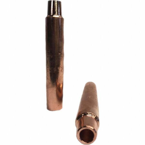 Tuffaloy - Spot Welder Tips For Use With: 5RW Electrode Holder Type: Straight Shank for 5RW Female Cap - Exact Tool & Supply