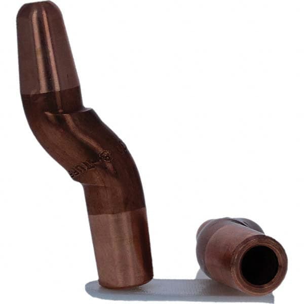 Tuffaloy - Spot Welder Tips For Use With: 5RW Electrode Holder Type: Double Bend Tip A Nose (Pointed) - Exact Tool & Supply