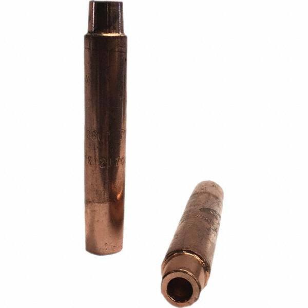 Tuffaloy - Spot Welder Tips For Use With: 6RW Electrode Holder Type: Straight Shank for 6RW Female Cap - Exact Tool & Supply