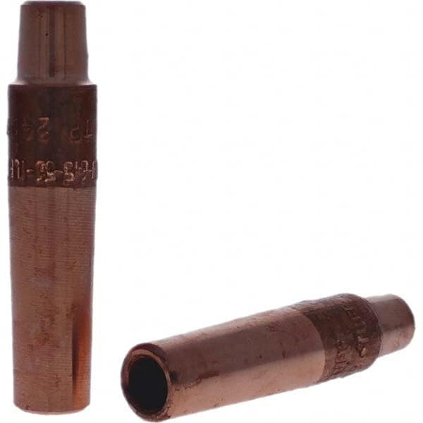 Tuffaloy - Spot Welder Tips For Use With: 4RW Electrode Holder Type: Straight Shank for 4RW Female Cap - Exact Tool & Supply