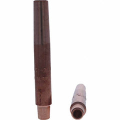 Tuffaloy - Spot Welder Tips For Use With: 4RW Electrode Holder Type: Straight Shank for 4RW Female Cap - Exact Tool & Supply