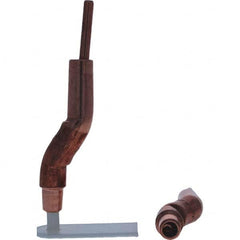 Tuffaloy - Spot Welder Tips For Use With: 4RW Electrode Holder Type: Bent Shank for 4RW Female Cap - Exact Tool & Supply