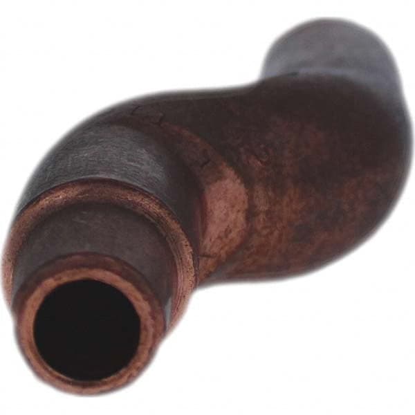 Tuffaloy - Spot Welder Tips For Use With: 4RW Electrode Holder Type: Bent Shank for 4RW Female Cap - Exact Tool & Supply