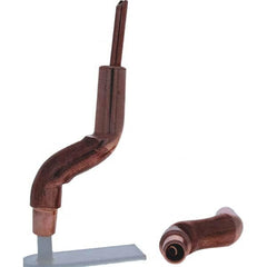 Tuffaloy - Spot Welder Tips For Use With: 4RW Electrode Holder Type: Bent Shank for 4RW Female Cap - Exact Tool & Supply