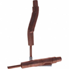 Tuffaloy - Spot Welder Tips For Use With: 4RW Electrode Holder Type: Bent Shank for 4RW Female Cap - Exact Tool & Supply