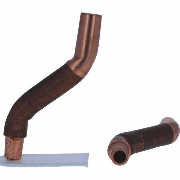 Tuffaloy - Spot Welder Tips For Use With: 4RW Electrode Holder Type: Bent Shank for 4RW Female Cap - Exact Tool & Supply