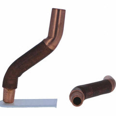 Tuffaloy - Spot Welder Tips For Use With: 4RW Electrode Holder Type: Bent Shank for 4RW Female Cap - Exact Tool & Supply