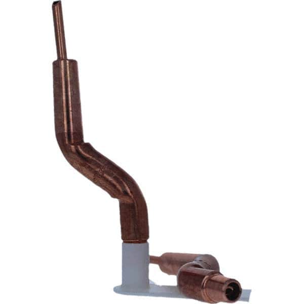Tuffaloy - Spot Welder Tips For Use With: 4RW Electrode Holder Type: Bent Shank for 4RW Female Cap - Exact Tool & Supply