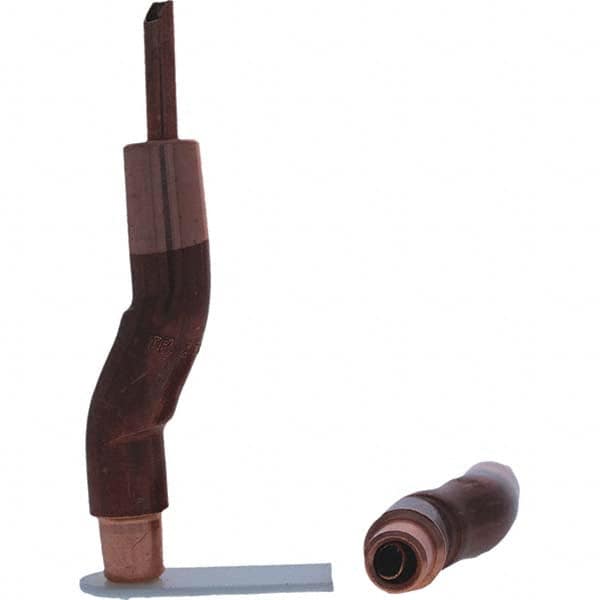 Tuffaloy - Spot Welder Tips For Use With: 5RW Electrode Holder Type: Bent Shank for 5RW Female Cap - Exact Tool & Supply