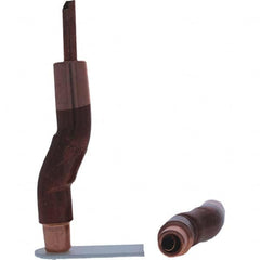 Tuffaloy - Spot Welder Tips For Use With: 5RW Electrode Holder Type: Bent Shank for 5RW Female Cap - Exact Tool & Supply