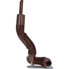 Tuffaloy - Spot Welder Tips For Use With: 5RW Electrode Holder Type: Bent Shank for 5RW Female Cap - Exact Tool & Supply