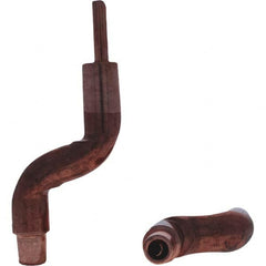 Tuffaloy - Spot Welder Tips For Use With: 5RW Electrode Holder Type: Bent Shank for 5RW Female Cap - Exact Tool & Supply