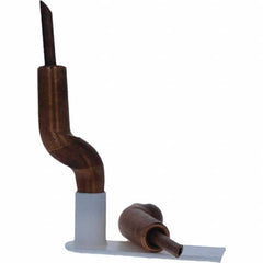 Tuffaloy - Spot Welder Tips For Use With: 4RW Electrode Holder Type: Double Bend Tip A Nose (Pointed) - Exact Tool & Supply