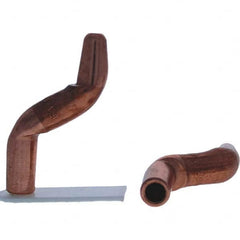 Tuffaloy - Spot Welder Tips For Use With: 4RW Electrode Holder Type: Double Bend Tip A Nose (Pointed) - Exact Tool & Supply