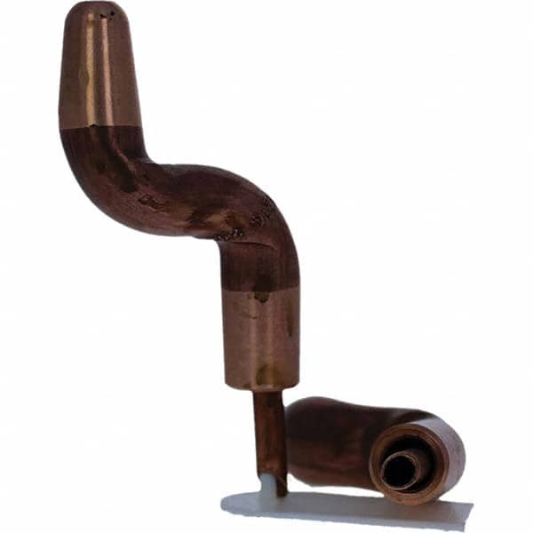 Tuffaloy - Spot Welder Tips For Use With: 5RW Electrode Holder Type: Double Bend Tip A Nose (Pointed) - Exact Tool & Supply