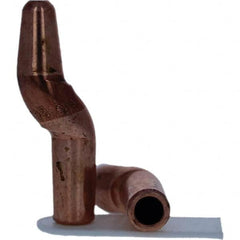 Tuffaloy - Spot Welder Tips For Use With: 4RW Electrode Holder Type: Double Bend Tip A Nose (Pointed) - Exact Tool & Supply