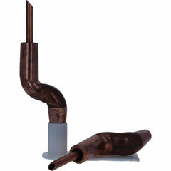 Tuffaloy - Spot Welder Tips For Use With: 4RW Electrode Holder Type: Double Bend Tip A Nose (Pointed) - Exact Tool & Supply