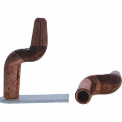 Tuffaloy - Spot Welder Tips For Use With: 4RW Electrode Holder Type: Double Bend Tip A Nose (Pointed) - Exact Tool & Supply