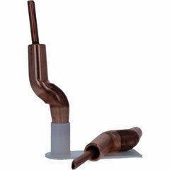 Tuffaloy - Spot Welder Tips For Use With: 4RW Electrode Holder Type: Double Bend Tip A Nose (Pointed) - Exact Tool & Supply