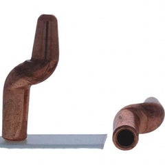 Tuffaloy - Spot Welder Tips For Use With: 4RW Electrode Holder Type: Double Bend Tip A Nose (Pointed) - Exact Tool & Supply