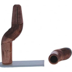 Tuffaloy - Spot Welder Tips For Use With: 4RW Electrode Holder Type: Double Bend Tip A Nose (Pointed) - Exact Tool & Supply