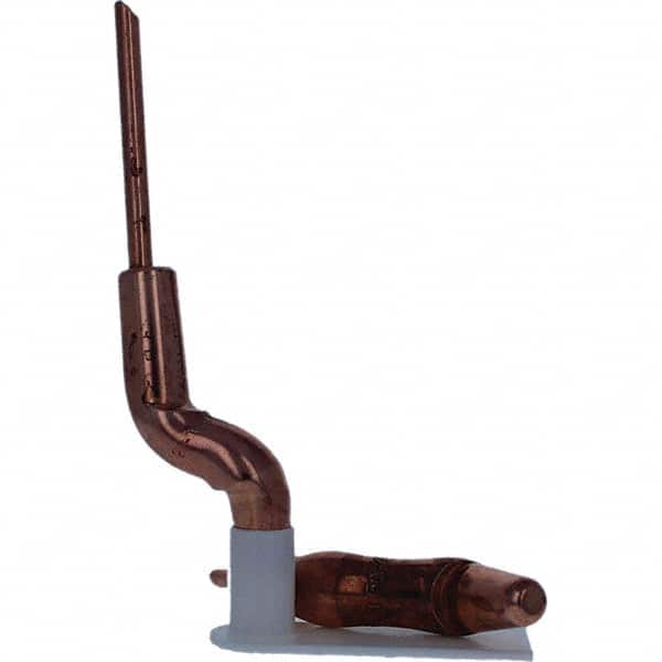 Tuffaloy - Spot Welder Tips For Use With: 4RW Electrode Holder Type: Double Bend Tip A Nose (Pointed) - Exact Tool & Supply
