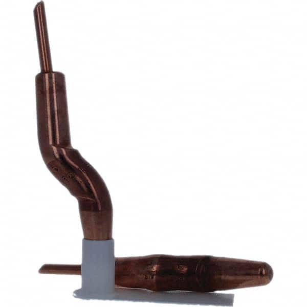 Tuffaloy - Spot Welder Tips For Use With: 4RW Electrode Holder Type: Double Bend Tip A Nose (Pointed) - Exact Tool & Supply