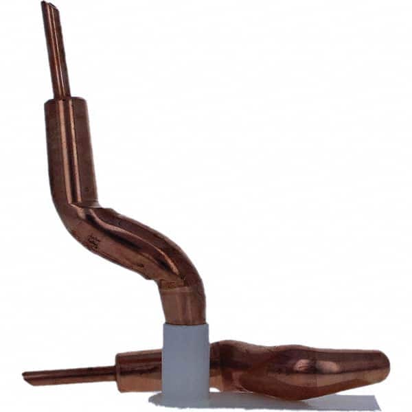 Tuffaloy - Spot Welder Tips For Use With: 4RW Electrode Holder Type: Double Bend Tip A Nose (Pointed) - Exact Tool & Supply
