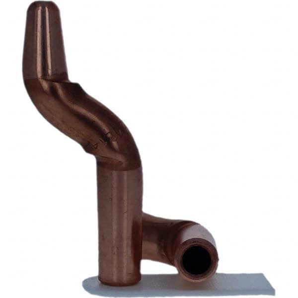 Tuffaloy - Spot Welder Tips For Use With: 4RW Electrode Holder Type: Double Bend Tip A Nose (Pointed) - Exact Tool & Supply