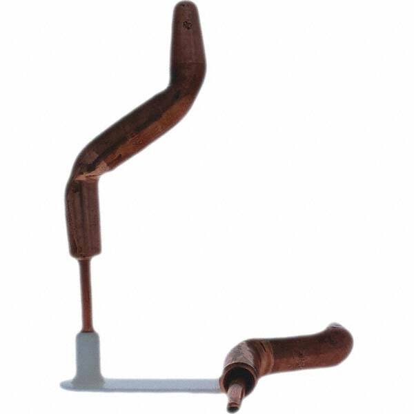 Tuffaloy - Spot Welder Tips For Use With: 4RW Electrode Holder Type: Double Bend Tip A Nose (Pointed) - Exact Tool & Supply