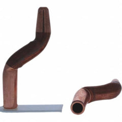 Tuffaloy - Spot Welder Tips For Use With: 4RW Electrode Holder Type: Double Bend Tip A Nose (Pointed) - Exact Tool & Supply