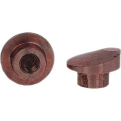 Tuffaloy - Spot Welder Tips For Use With: Socket Or Paddle Type Holder Type: Socket Tip D Nose (Offset) - Exact Tool & Supply