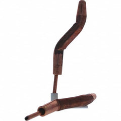 Tuffaloy - Spot Welder Tips For Use With: 4RW Electrode Holder Type: Double Bend Tip A Nose (Pointed) - Exact Tool & Supply