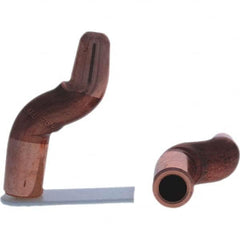 Tuffaloy - Spot Welder Tips For Use With: 5RW Electrode Holder Type: Double Bend Tip A Nose (Pointed) - Exact Tool & Supply