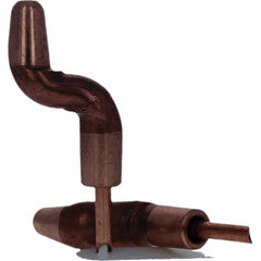 Tuffaloy - Spot Welder Tips For Use With: 5RW Electrode Holder Type: Double Bend Tip A Nose (Pointed) - Exact Tool & Supply