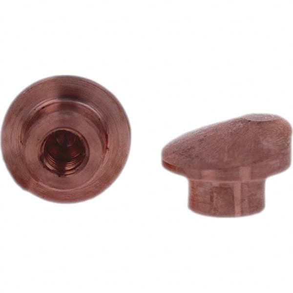 Tuffaloy - Spot Welder Tips For Use With: Socket Or Paddle Type Holder Type: Socket Tip D Nose (Offset) - Exact Tool & Supply