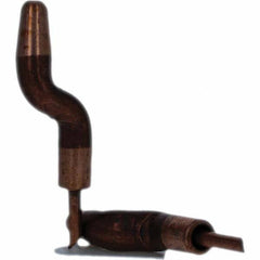 Tuffaloy - Spot Welder Tips For Use With: 5RW Electrode Holder Type: Double Bend Tip A Nose (Pointed) - Exact Tool & Supply
