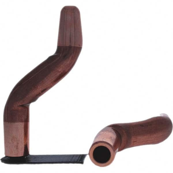 Tuffaloy - Spot Welder Tips For Use With: 5RW Electrode Holder Type: Double Bend Tip A Nose (Pointed) - Exact Tool & Supply