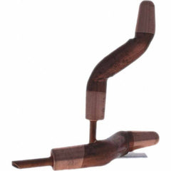 Tuffaloy - Spot Welder Tips For Use With: 5RW Electrode Holder Type: Double Bend Tip A Nose (Pointed) - Exact Tool & Supply