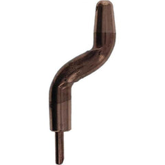 Tuffaloy - Spot Welder Tips For Use With: 5RW Electrode Holder Type: Double Bend Tip A Nose (Pointed) - Exact Tool & Supply