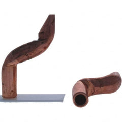 Tuffaloy - Spot Welder Tips For Use With: 4RW Electrode Holder Type: Double Bend Tip D Nose (Offset) - Exact Tool & Supply