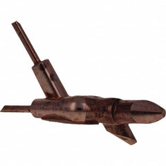 Tuffaloy - Spot Welder Tips For Use With: 4RW Electrode Holder Type: Double Bend Tip D Nose (Offset) - Exact Tool & Supply
