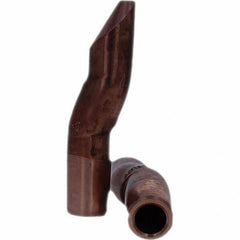 Tuffaloy - Spot Welder Tips For Use With: 5RW Electrode Holder Type: Double Bend Tip D Nose (Offset) - Exact Tool & Supply