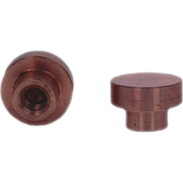 Tuffaloy - Spot Welder Tips For Use With: Socket Or Paddle Type Holder Type: Socket Tip C Nose (Flat) - Exact Tool & Supply