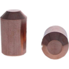 Tuffaloy - Spot Welder Tips For Use With: 4RW Electrode Holder Type: Paddle Tip E Nose (Truncated) - Exact Tool & Supply