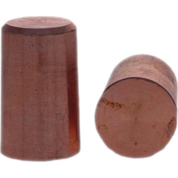 Tuffaloy - Spot Welder Tips For Use With: 4RW Electrode Holder Type: Paddle Tip C Nose (Flat) - Exact Tool & Supply