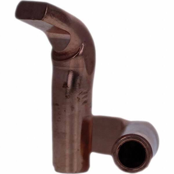 Tuffaloy - Spot Welder Tips For Use With: 5RW Electrode Holder Type: Single Bend Tip Spade Nose - Exact Tool & Supply