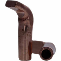 Tuffaloy - Spot Welder Tips For Use With: 5RW Electrode Holder Type: Single Bend Tip Spade Nose - Exact Tool & Supply