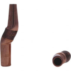 Tuffaloy - Spot Welder Tips For Use With: 4RW Electrode Holder Type: Misc Double Bend Tip C Nose (Flat) - Exact Tool & Supply