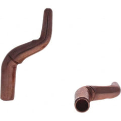 Tuffaloy - Spot Welder Tips For Use With: 4RW Electrode Holder Type: Misc Double Bend Tip A Nose (Pointed) - Exact Tool & Supply